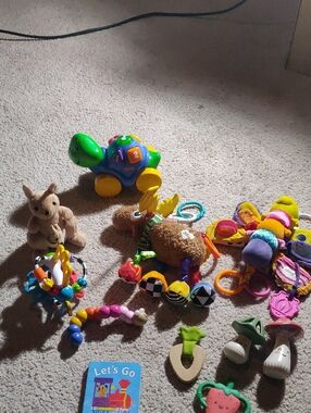Lot Of Assorted Baby Educational Early Development Toys Retro